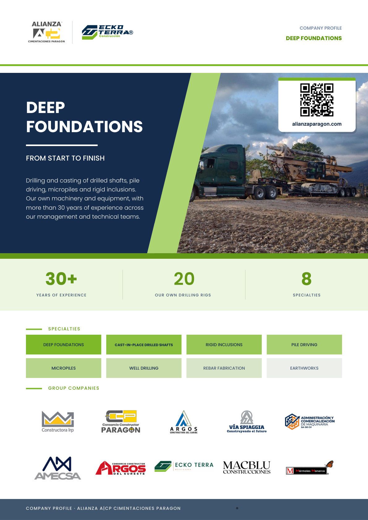 Foundation company profile cover